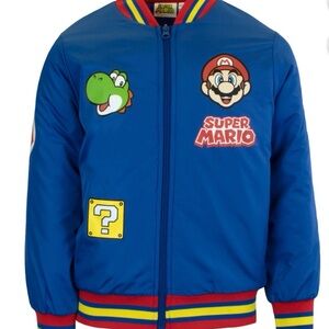 Nintendo Super Mario Blue Kids Jacket